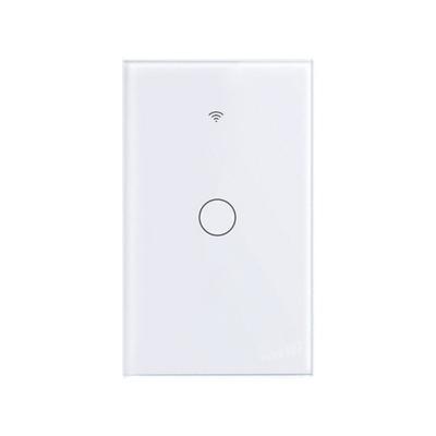 US Plug WiFi Smart Light Switch Touch Control App Control LED Light Switches Remote Control Single Open Touch Sensor Switch