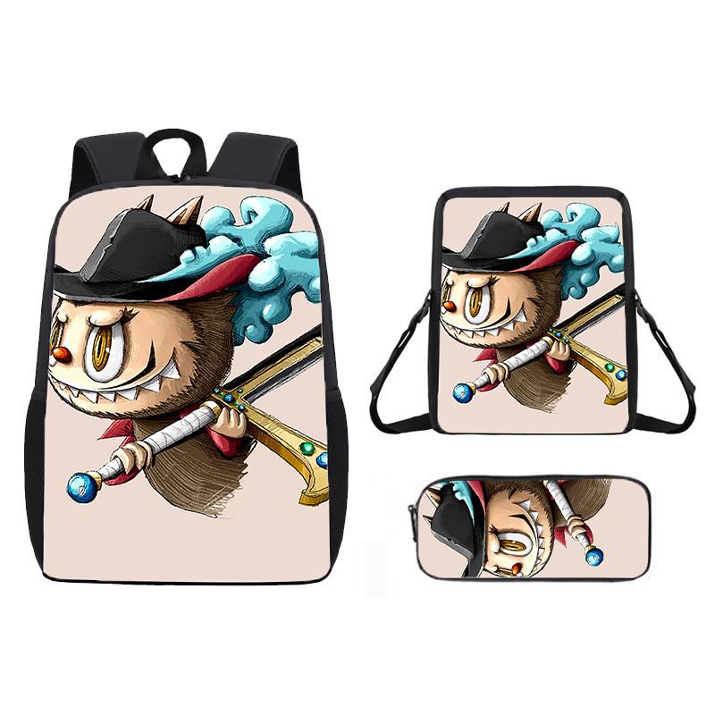 Anime Shoulder Cartoon Bag Pencil Case School Backpack For Children
