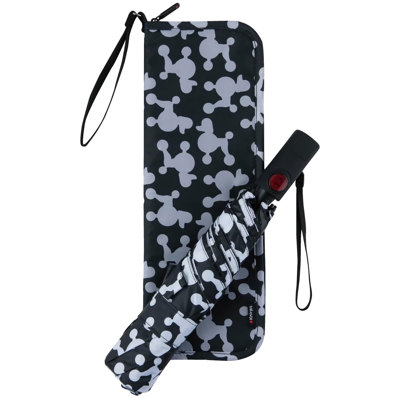 

Knirps Drey Black для солнечных или дождливых дней импортный U.220DC [обычный продукт] KNUL220-8396-SET чёрный