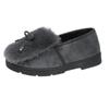Fashion Women Fluffy Fur Snow Boots Winter Leopard Print Flat Heels Thicken Plush Cotton Padded Shoes Female Warm Ankle Botas