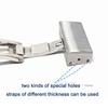 16mm 18mm 20mm 22mm Watch Clasp Folding Buckle Solid Stainless Steel Men Women Watch Buckle Double Click Butterfly Watch Button