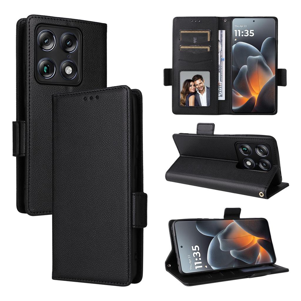 Flip Cover Compatible for Motorola Signature PU Leather Phone Case Full-Body Protection with [RFID Blocking]