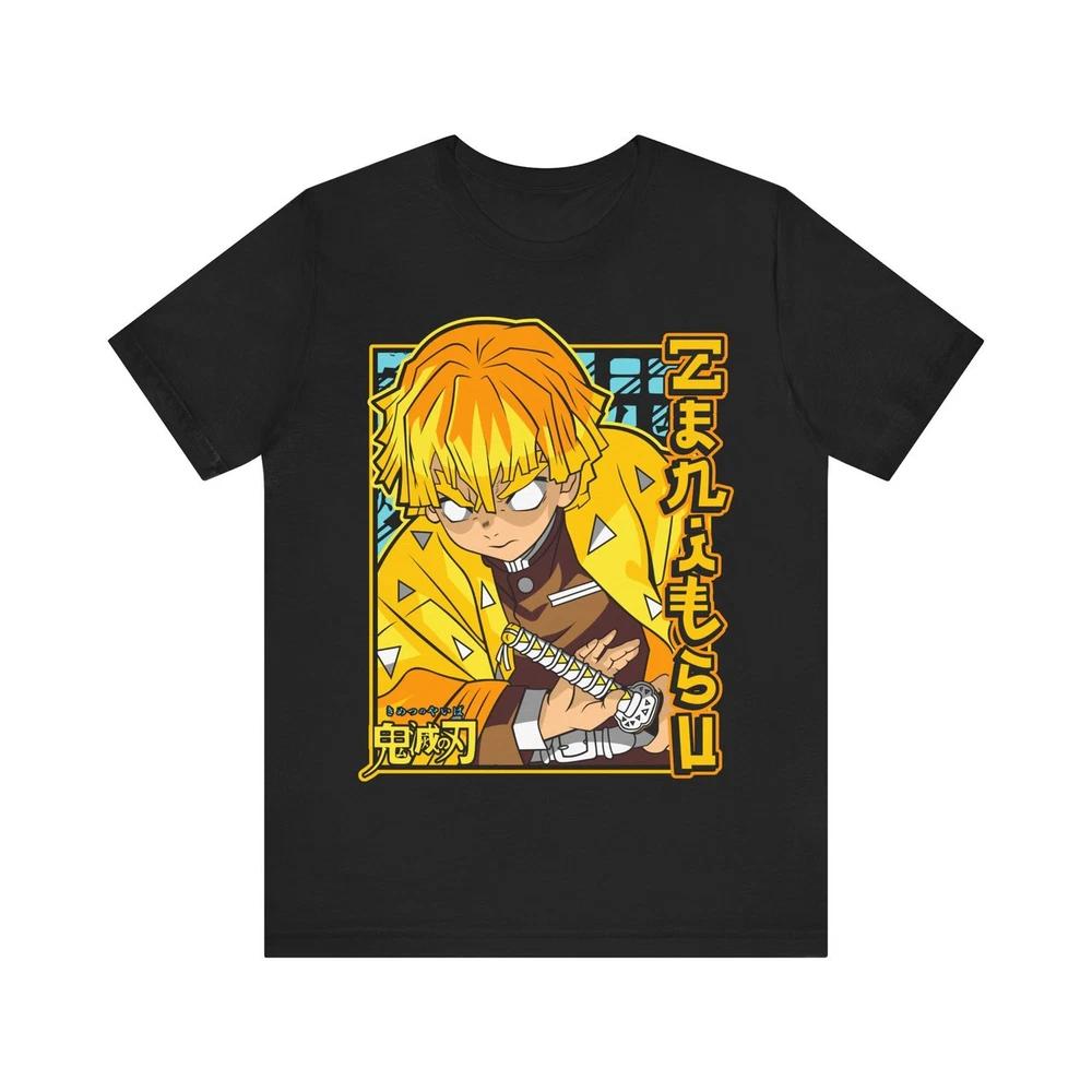 Anime Demon Slayer Zenitsu Tshirt Size S4XL Gift For Friends S