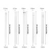 5/10Pairs White Gold Chopsticks Set Healthy Korean Sushi Sticks Chopsticks Reusable Non-Slip Chopsticks For Party Hotel Restaura
