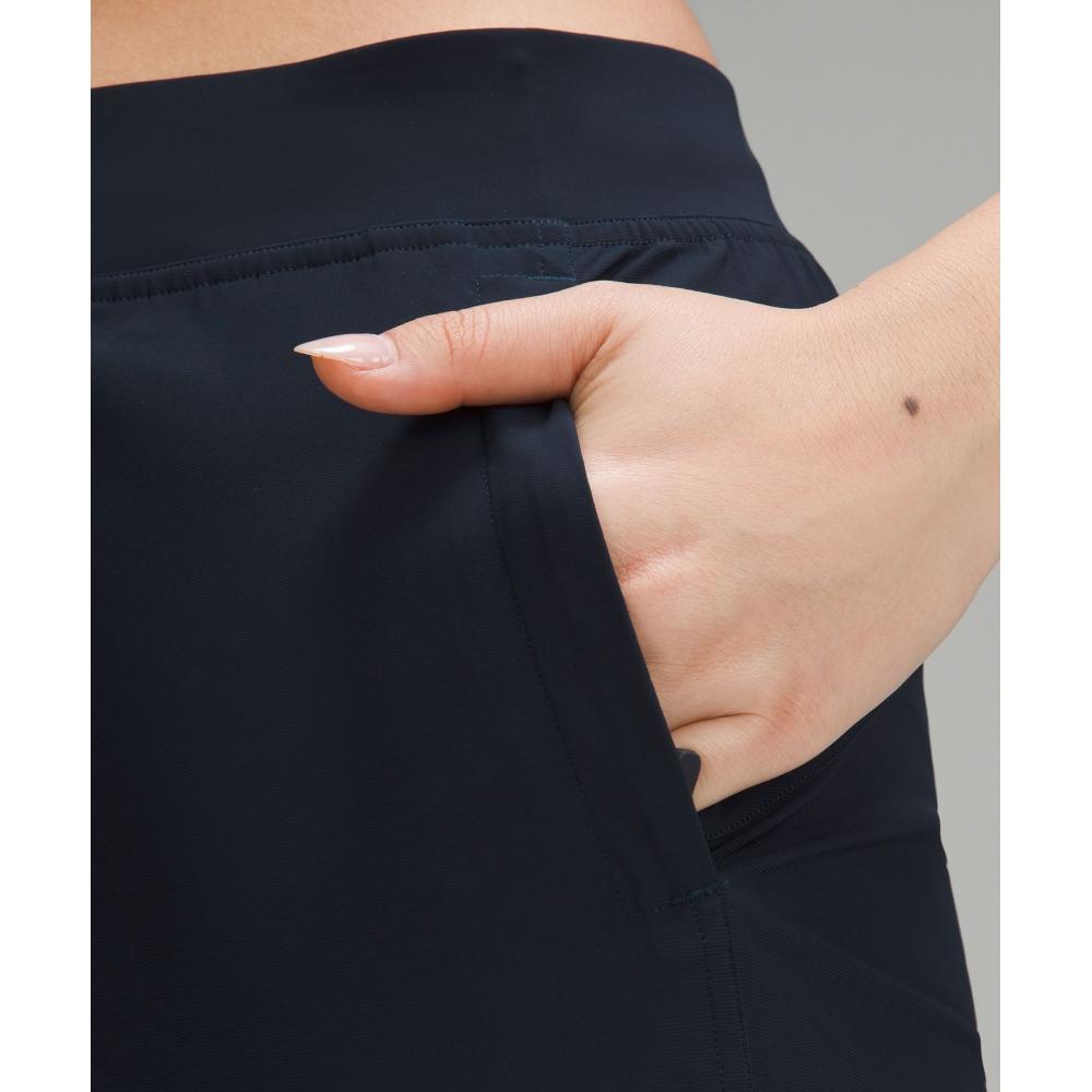 Lululemon Calça Jogger de Cintura Alta Adaptada Comprimento Total Azul Marinho Verdadeiro