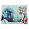 Official Disney Store Ariel Palace Micro micro toy set includes and Sebastian Travel toy portable playset with travel toy with surprise Playset,