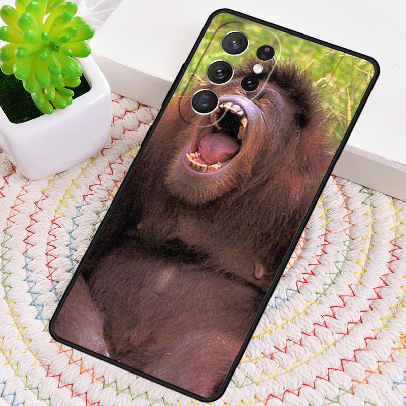 CUTE ORANGUTAN monkey BABY 1 Phone Case for Samsung Galaxy note 10 pro S26 Ultra S23 S24 FE S25 S21 S22 PLUS shockproof Cove
