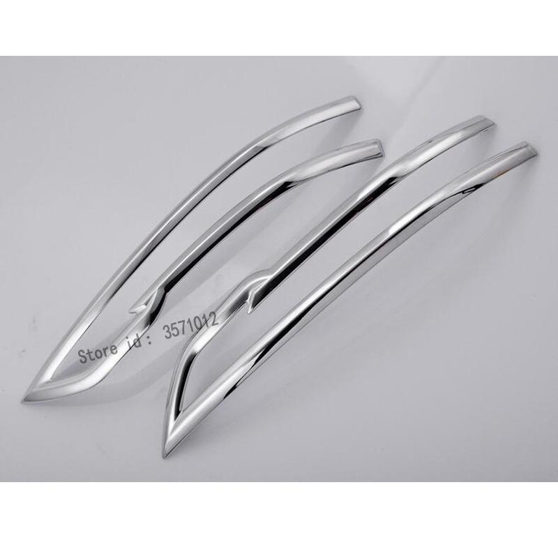 Car Rear View Side Mirror Stick Trim Frame Lamp Molding Eyebrow For Nissan X-Trail T32/Rogue 2014 2015 2016 2017 2018