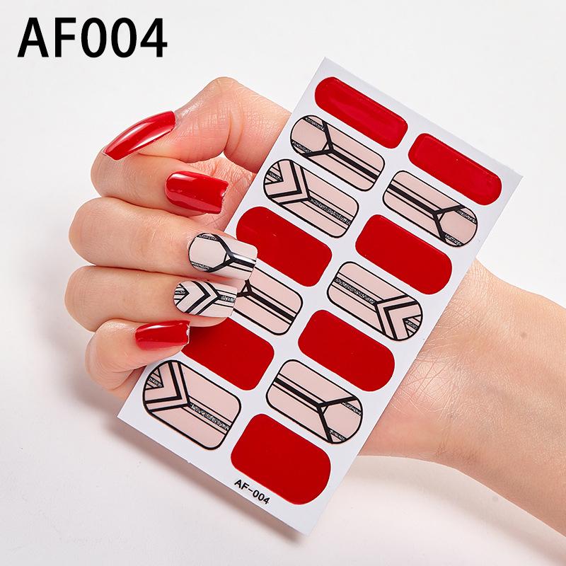Naklejki na paznokcie na całą okładkę lakier do paznokci ozdoba do paznokci naklejka na paznokcie projektant samoprzylepna naklejka do paznokci kreatywna naklejka do paznokci