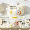 DIY Large Capacity Pencil Box Organizer Zipper Embroidered Patch Pencil Case Creative Aesthetic Stationery Storage Bag