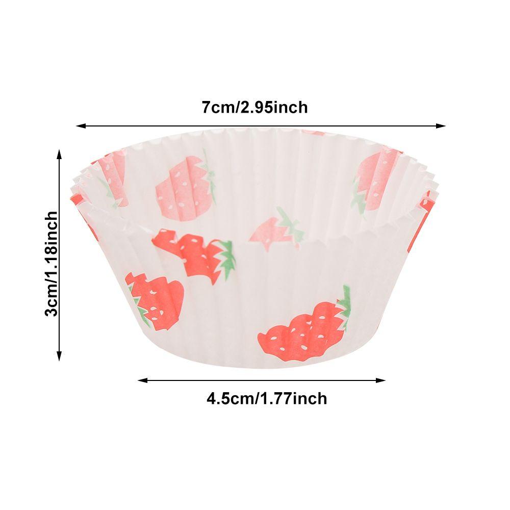100 PEZZI Stampini per Torta Carta Cupcake Wrapper Scatole Muffin per Cottura Stampini per Torta Attrezzi per Decorazione Torte Forniture per Pasticceria
