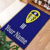 Προσαρμοσμένο Χαλί με Όνομα Leeds United για Σαλόνι, Υπνοδωμάτιο, Διακόσμηση Καναπέ Σπιτιού, Αντιολισθητικό Πατάκι Δαπέδου για Παιχνίδι Παιδιών
