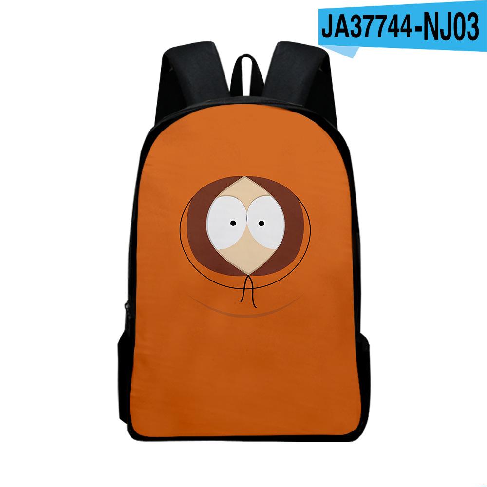 New 3D South Park South Park backpack for elementary school students, cartoon style for both men and women