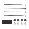 Automotive Fan Mounting Kit Universal Electric Radiator Fan Mount Kit Transmission Cooler Installation Set with Zip