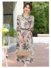 Elegant Summer Mid-Sleeve Dress for Middle-Aged & Elderly Women