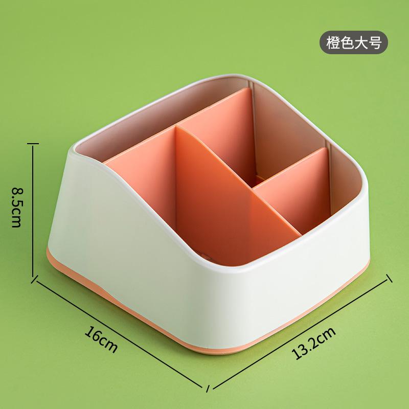 Remote Control Holder 4 Slot Desktop Storage Box TV Remote Control Phone Storage Holder Stationery Organizer Home Organizer