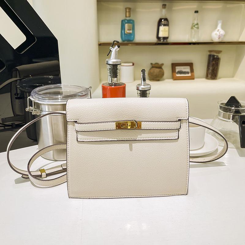 Damska 2024 Jesień/Zima Miękka Skóra Wszechstronna Torba na Ramię i Przez Ciało Mała Kwadratowa