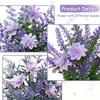 Latests Models Nordic Style Simulated Pottery Plant Purple Lavender Bonsai Desktop Living Room Fake Flower Decoration Creative