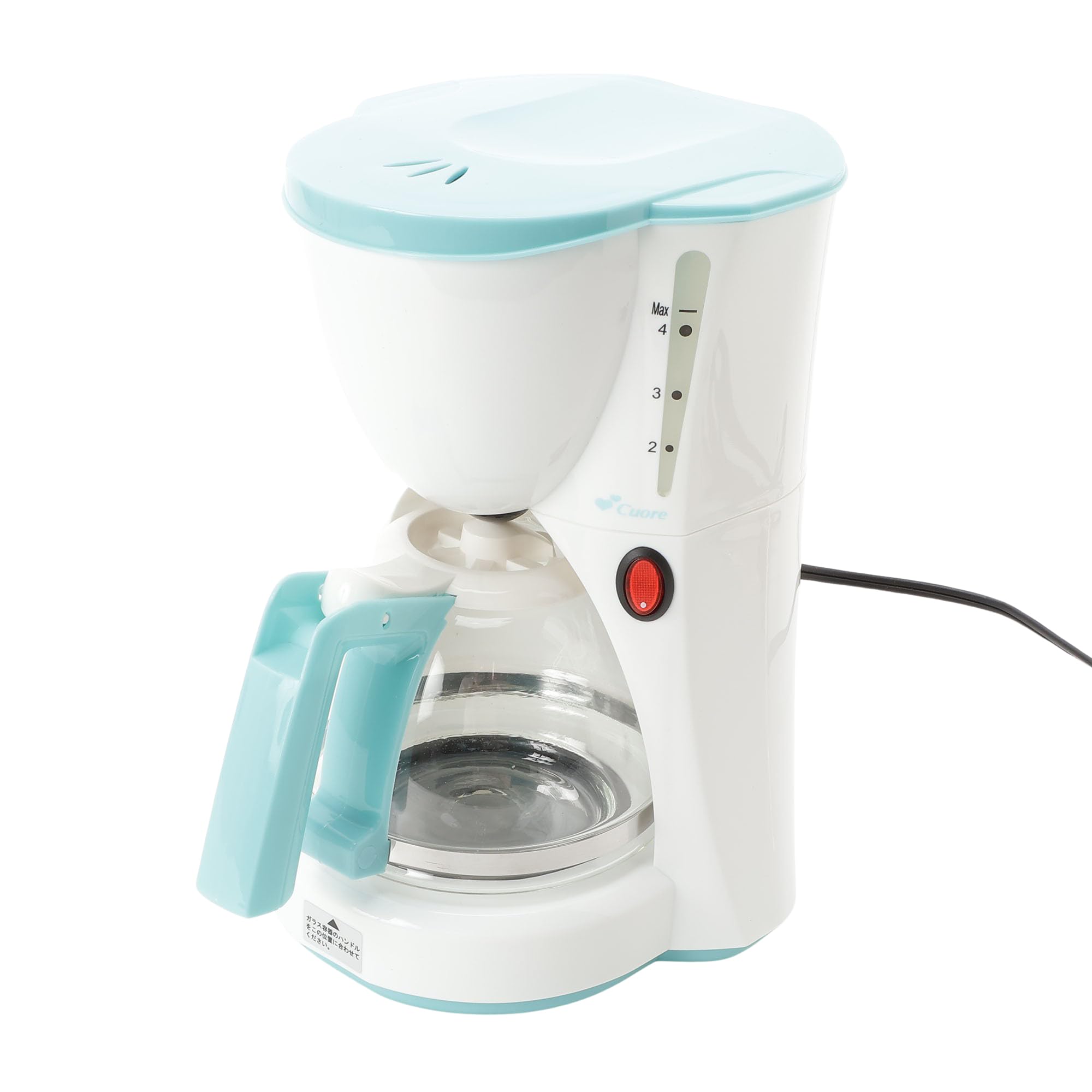 

Maruyama Cuore Coffee Drip 4 Tank Scale Mesh Filter No Paper Filter Blue White Maker, тип, чашки, CU-52CD(Б), Включено, Включено, Необхідно,