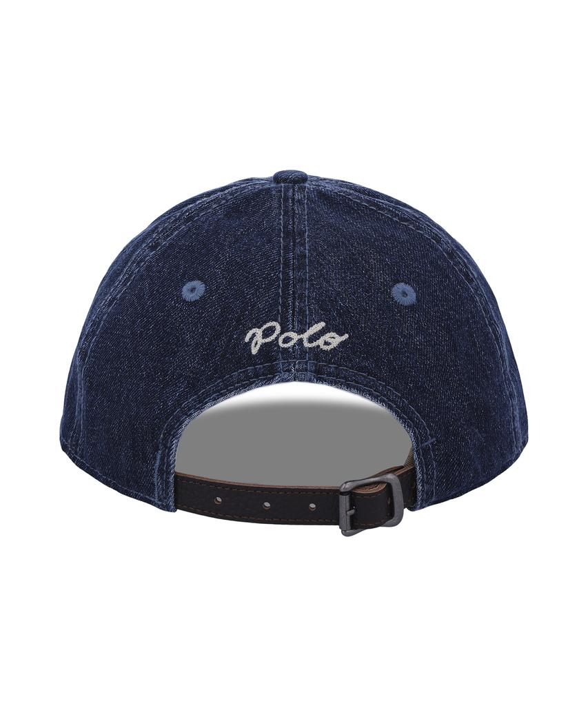 POLO RALPH LAUREN Ralph Logo Denim Ball Cap - Navy