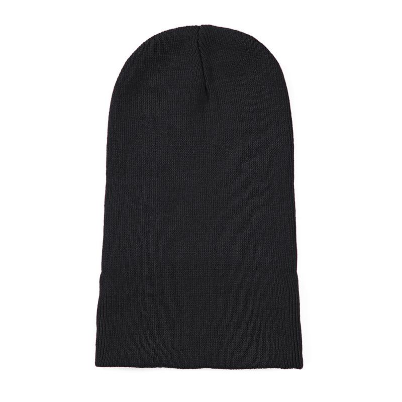 Autumn/Winter Solid Color Knitted Retro Round Top Hat Outdoor Cold-Proof Windproof Flat Head Hat