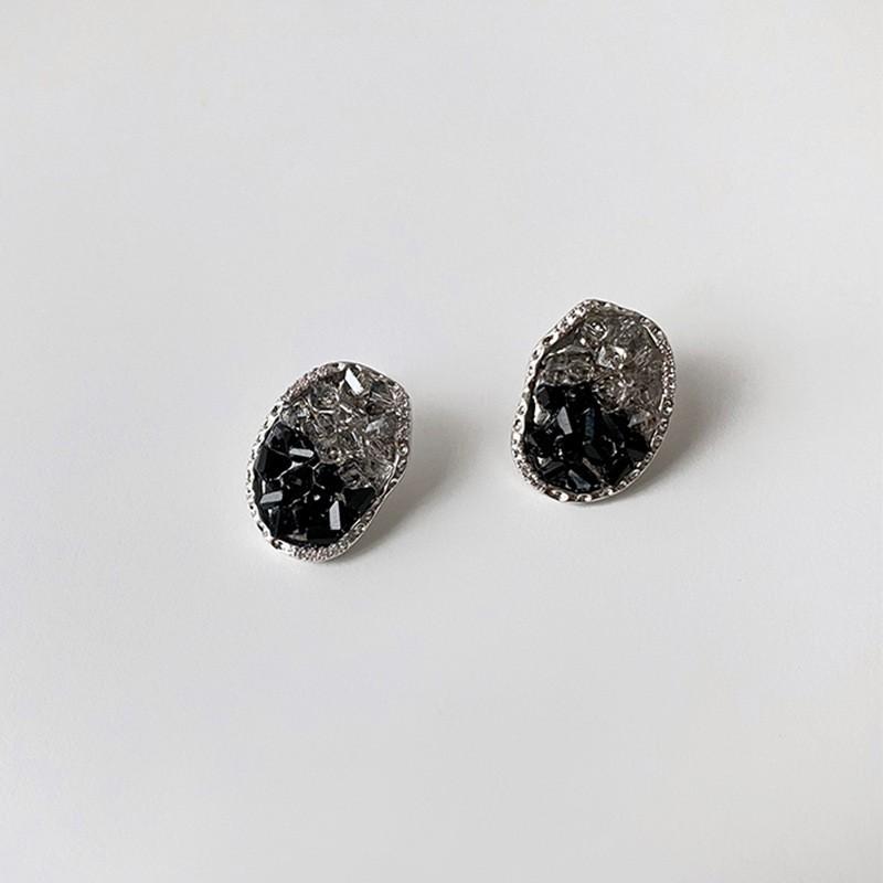 GemChic Women's Earrings Trendy Ear Stud Needle Gradient Imitation Gem High-Grade Earrings Exquisite Birthday Christmas Jewelry Gift