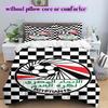 Egyptian Football Association Pattern Bedding,Quilt Set Quilt Cover Pillowcase Home Birthday Gift (1*duvet cover+2*pillowcase,without core)