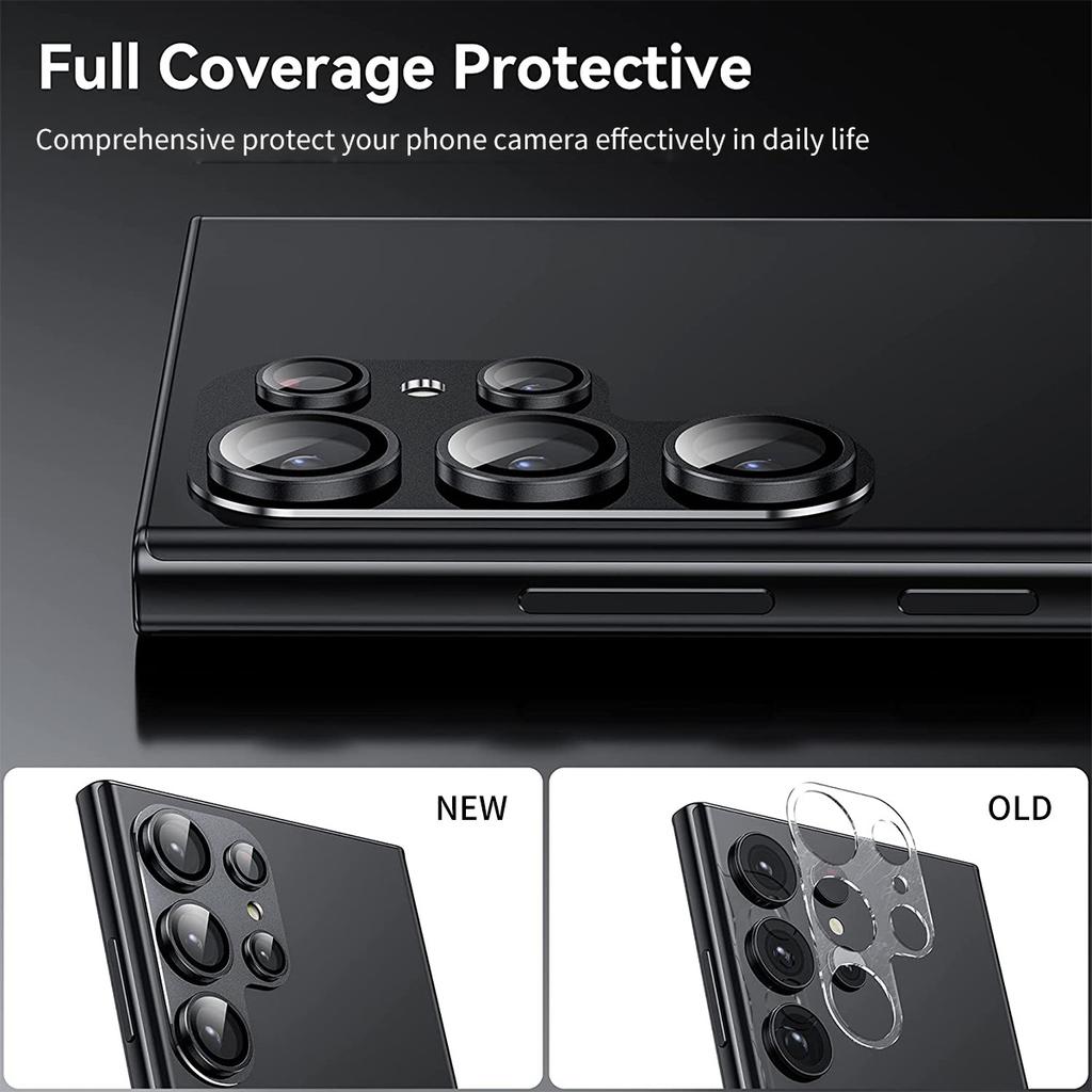 For Samsung Galaxy S26 Ultra ENKAY HAT PRINCE Camera Lens Protector Matte AR Metal + Tempered Glass Lens Film