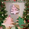 Christmas Tree Nail Art Display Card Board Manicure Nailfie Disc Nail Salon Accessory Nail Tech Photo Prop Nail Photography