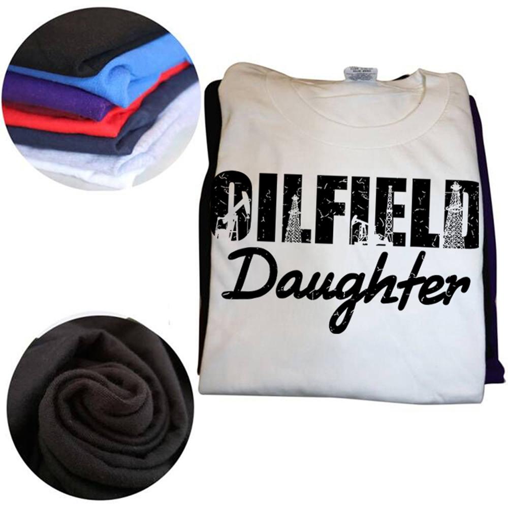Funny Oilfield Worker Rig Graphic Tshirts Men Womens Fashion Casual 100 Cotton Loose Oversized Oilfield Daughter T Shirt