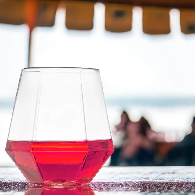 Wedding Wine Plastic Simulated Glass Drinkware Transparent Cocktail Glass Party Bar Club Drinking Tools Tea Coffee Mug
