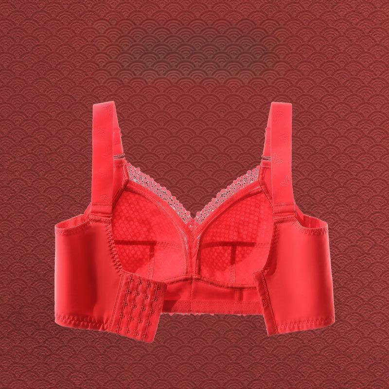 Sexy Lace Bra for Women Adjustable Bra Without Underwire Plus-size Gathering Bra