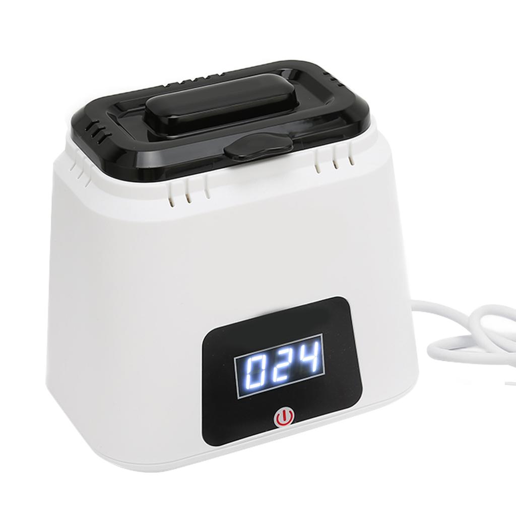 Nail Tools White Cleaning Machine High Temperature Hair Salon Manicure Tools Cleaning BoxEU Plug