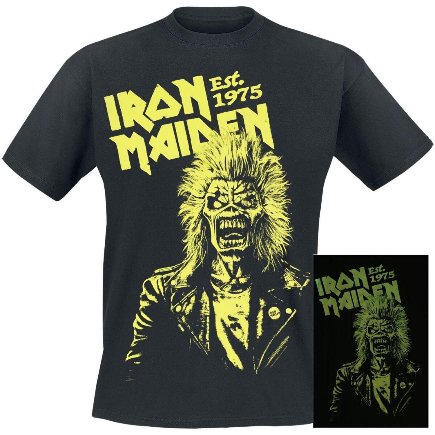 Iron Maiden Eddie Neon Est S