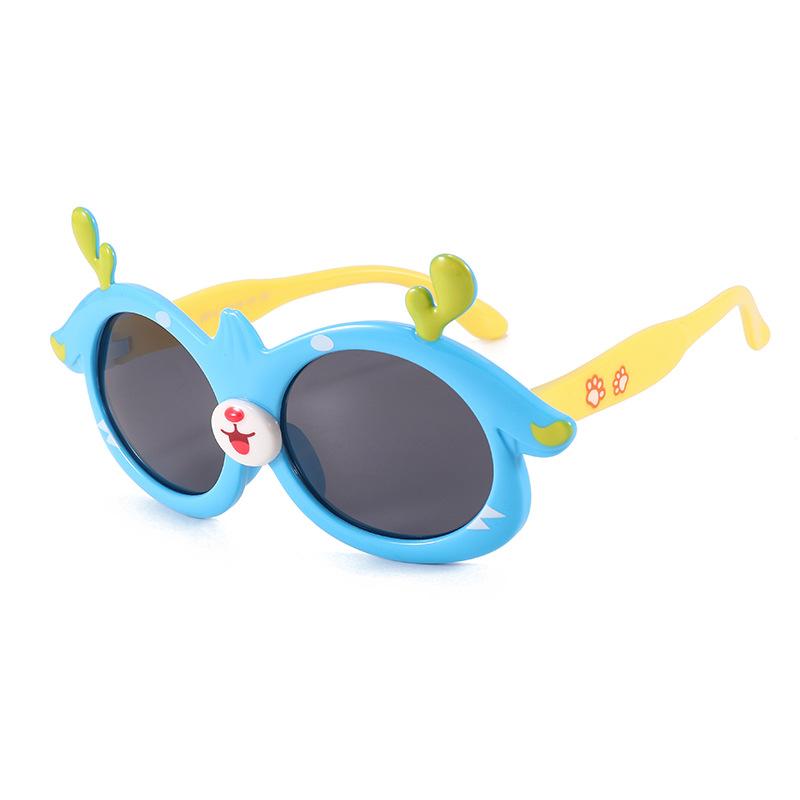 

Cartoon Childrens Design Polarized Sunglasses Summer Outdoor Protection Uv Blue Yellow