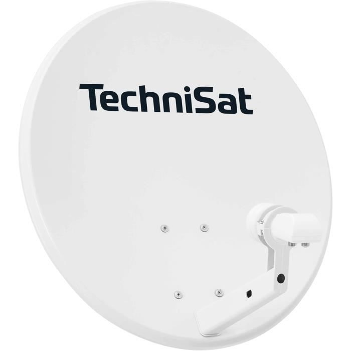 Antenne parabolique - TECHNISAT - TECHNITENNE 60 - 60 cm - Double LNB - Réception Ultra-HD