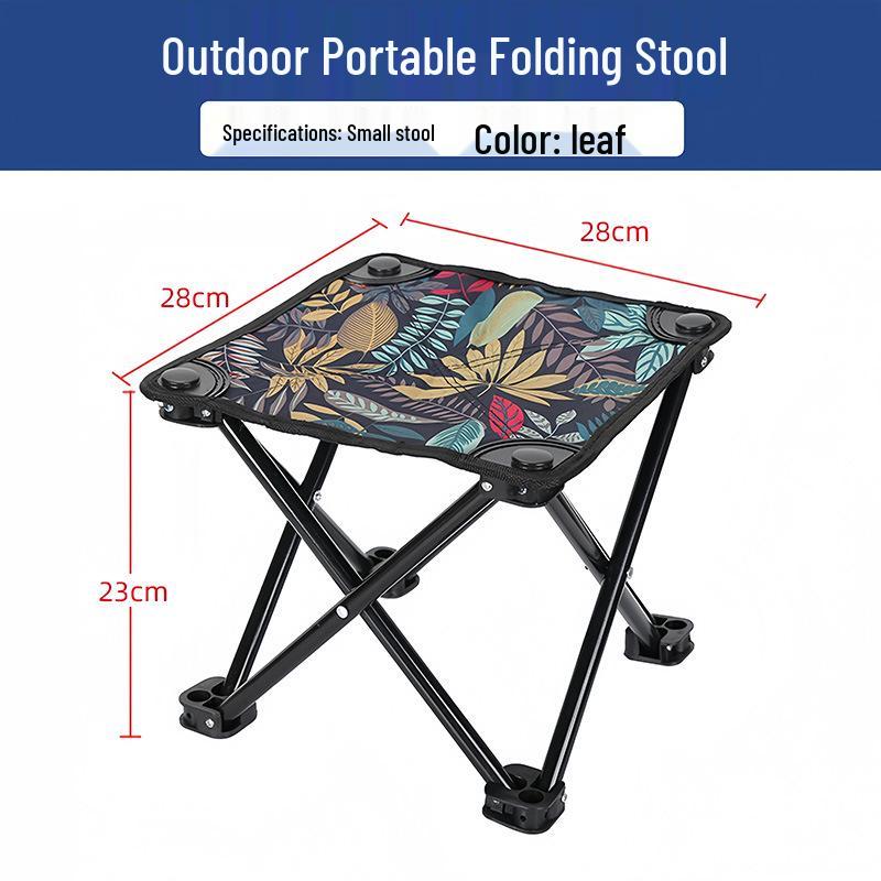 Folding Outdoor Leisure Chair for Camping, Fishing, BBQ, and Art Sketching
