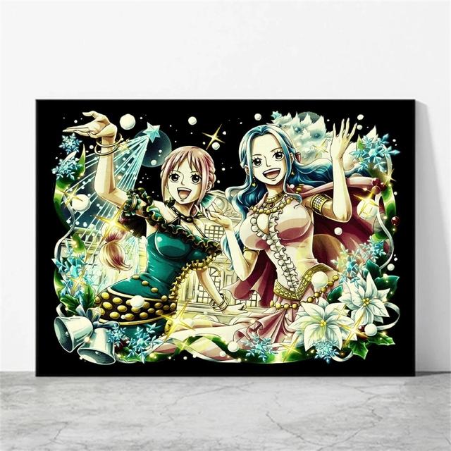 Canvas Poster, Pirate King Anime Ace, High-quality Art Cartoon Character Picture, Friend Gift