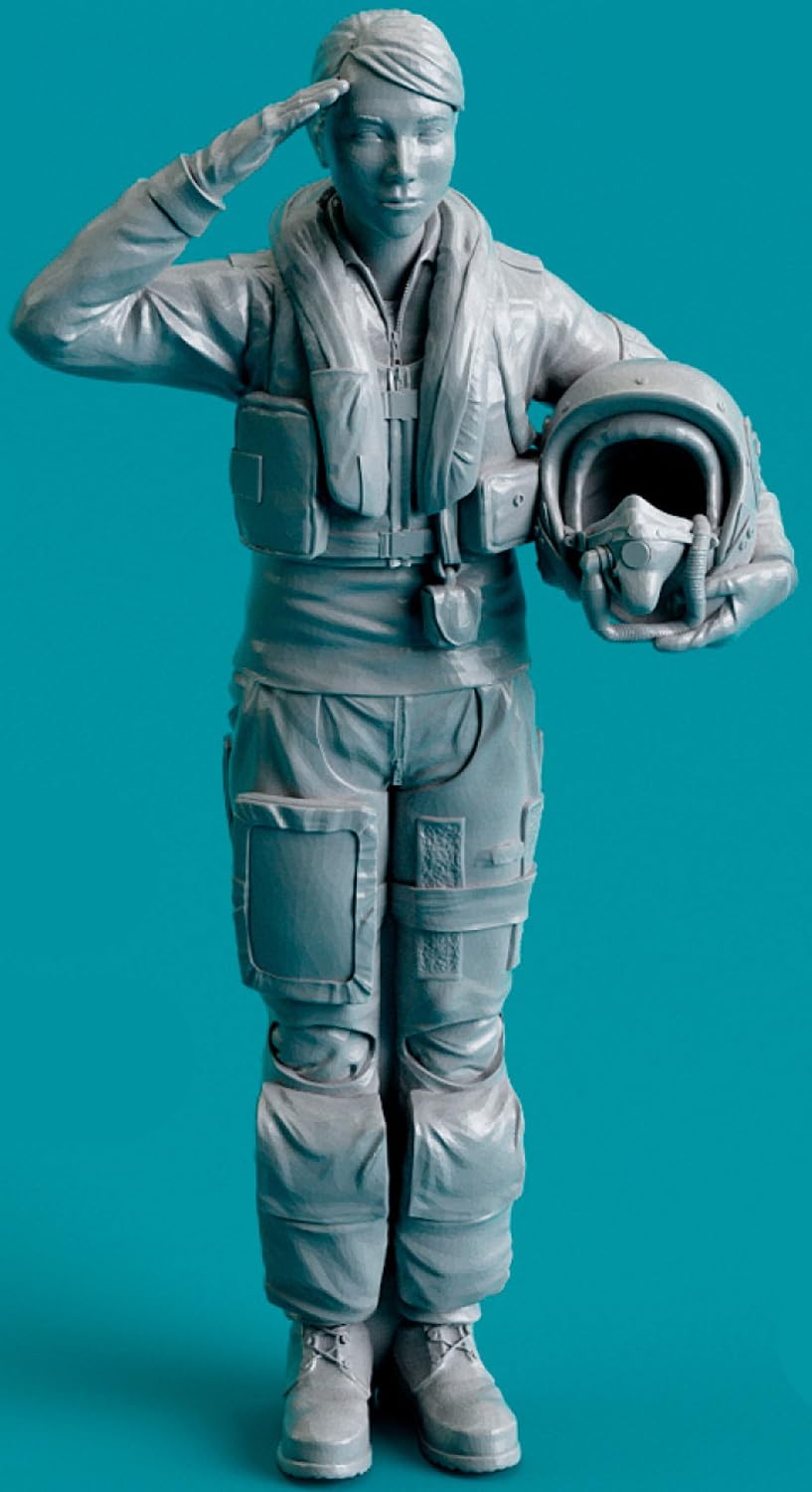 

Reskit Taiwan Mirage 2000 Female Pilot Standing Type 1 3D Printer Kit 1/72 RSKF72-0023
