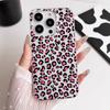 Pink Sexy Leopard Print Phone Case For Iphone 17 Air 16 15 14 11 13 12 Pro Max Durable Aesthetic Shockproof Matte Finish Cover