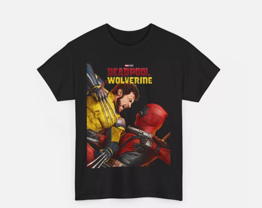 Deadpool and Wolverine Unisex Cotton T-Shirt XL