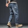 Herre bomull uformelle jeans for menn Høy kvalitet herrebukser
