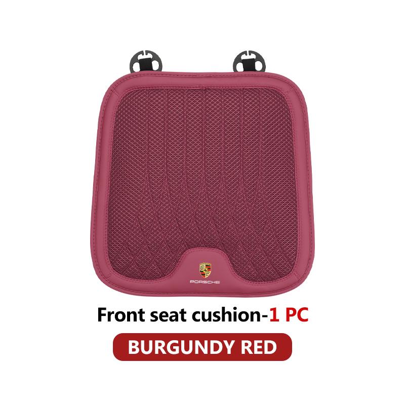For Porsche Car Seat Cover Ice Silk Seat Pad Driving Cushion Anti-Slip Mat Carrera-GT 918-Spyder Boxster Cayenne Panamera Macan