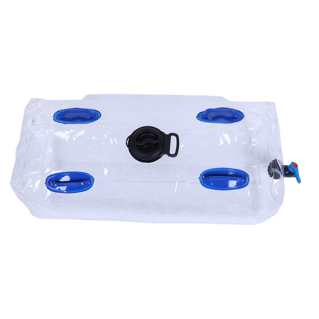Water Storage Bladder PVC 30 Gallon Portable Water Tank Transparent Foldable Water Bag Container for Emergency Camping