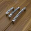 Modern Crystal Diamond Door Knob Kitchen Cabinet Cupboard Drawer Pull Handle