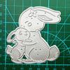 Häschen Stanzteile Kaninchen Kaninchen Metallschneidwerkzeuge DIY Prägeform Scrapbooking Album-Fotorahmen Herstellung Dekorationen