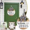  Of Painting-Welcome Sign Front Door Hanger With Changeable Pendant