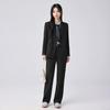 Women's Double-Breasted Loose Fit Professional Suit Set