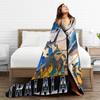 Tralalero Tralala - Italian Brainrot Meme Blankets Travel Office Flannel Throw Blanket For Couch Chair Soft Warm