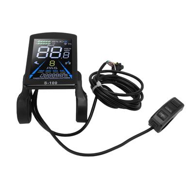 Electric Bike LCD Display Scooter Water Proof Intelligent Colorful Control Panel with SM Cable
